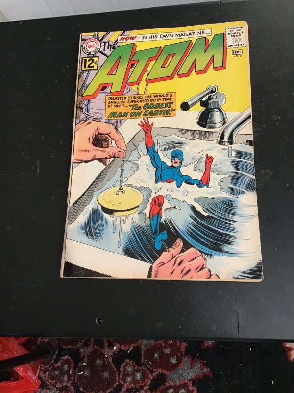 The Atom #2 (1962) Gil Kane Art! Affordable grade! Second key issue! VG+ Wow!