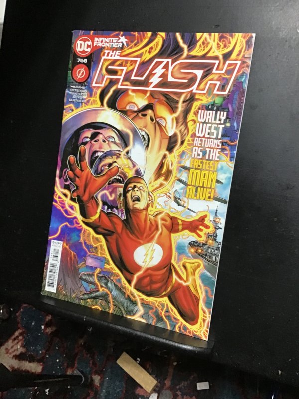 The Flash #768 Brandon Peterson cover! Wally west new flash! Giant size! NM-