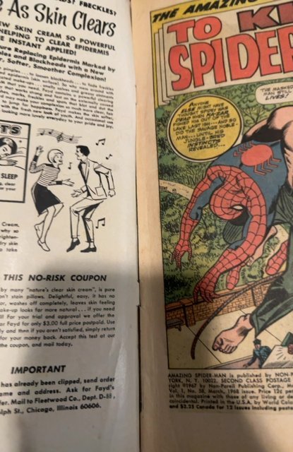 The Amazing Spider-Man #58 (1968)to kill a spiderman