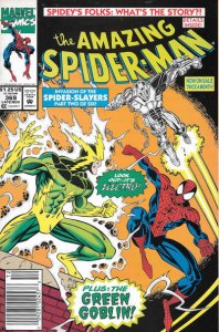 Amazing Spider-Man, The #369 (Newsstand) FN ; Marvel | Invasion of the Spider-Sl