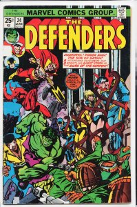The Defenders #24 (1975) The Defenders