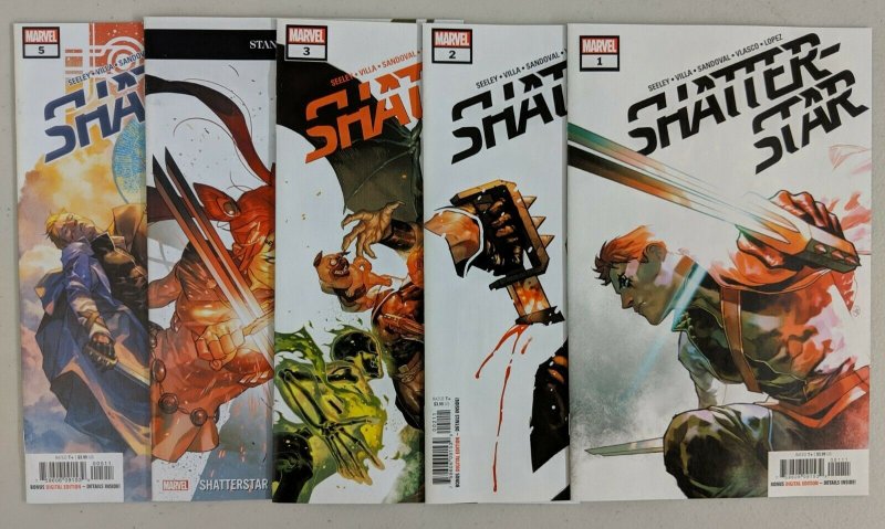 Shatterstar #1-5 SET (2018) 1 2 3 4 5 - Tim Seeley - Villa Sandoval - (9.2) 