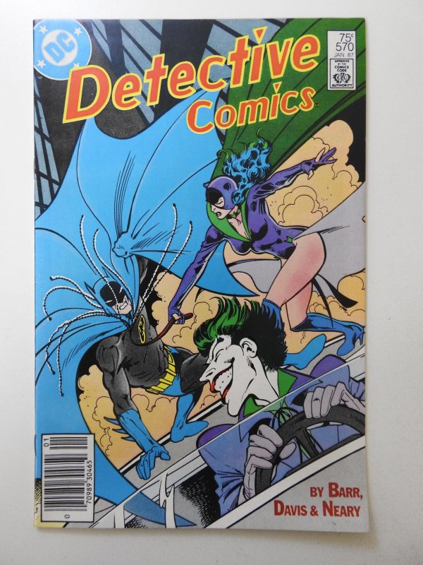 Detective Comics #570 (1987) vs The Joker! Beautiful VF+ Condition!