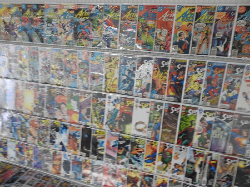Huge Lot 150+ Comics W/ Action Comics Starring Superman,  Black Knight Avg VF+!!