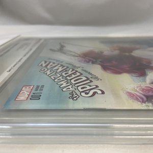 AMAZING SPIDER-MAN: RENEW YOUR VOWS #1 PGX 9.8 NM/MT SIGNED BY GERRY CONWAY!