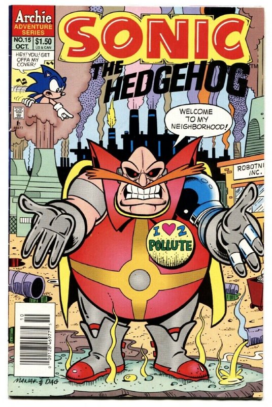 Sonic The Hedgehog #15 1994-archie Comics-sega