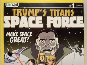 Trump's Titans Space Force #1 2018 Keenspot Cover A VF