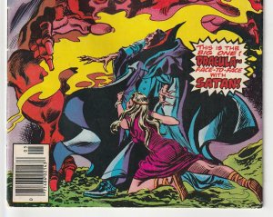 Tomb of Dracula(vol. 1) # 64  Dracula vs SATAN !