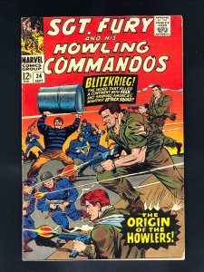 Sgt. Fury #34 (1966) Origin of the Howling Commandos