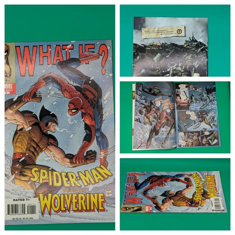 Marvel Comics What if? Spider-Man VS. Wolverine No.1 2008 VG We Combine Shipping