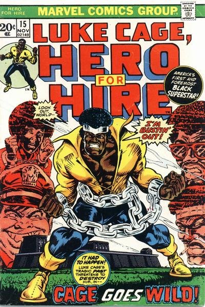 Luke Cage, Hero For Hire #15 (ungraded) stock photo