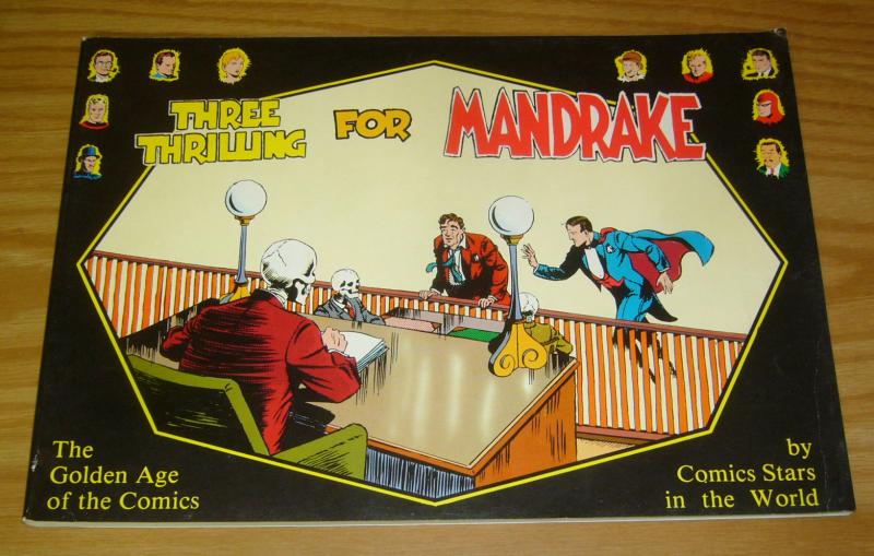 Three Thrilling For Mandrake the Magician SC FN golden age of the comics stars