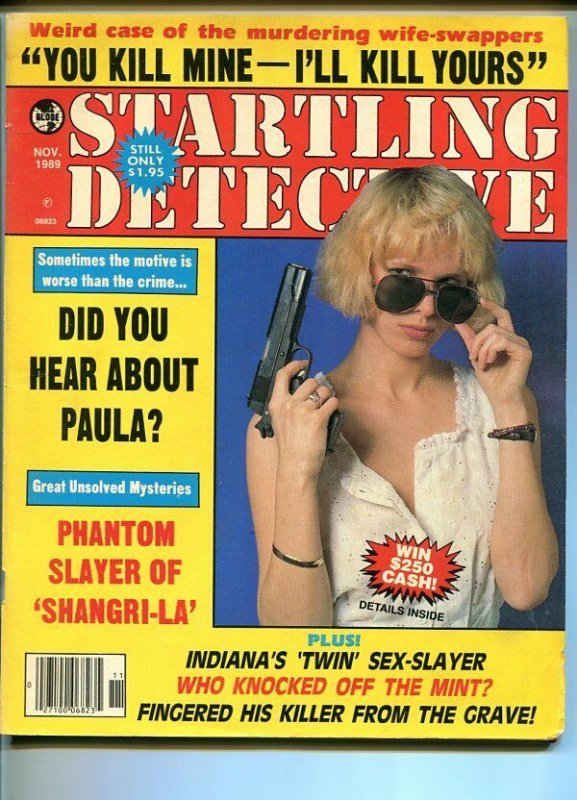 STARTLING DETECTIVE-10/1982-INDIANA'S TWIN SEX-SLAYER-GREAT UNSOLVED MYST VG