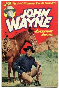 JOHN WAYNE ADVENTURE COMICS #2 FRAZETTA WILLIAMSON 1950 VG
