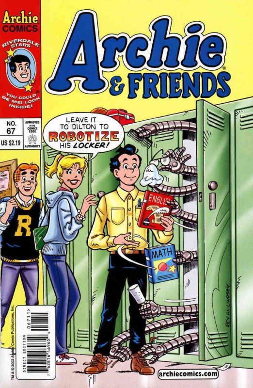 Archie and Friends #67 VF/NM ; Archie | Dilton Lockers Cover