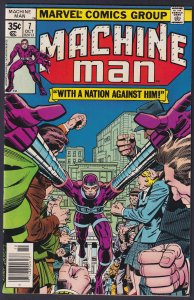 Machine Man 7 (1978) VF Bronze Age Marvel Comics