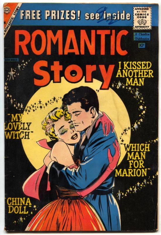 Romantic Story #46 1959- Kissed Another Man G