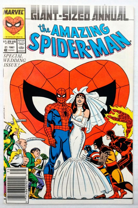 The Amazing Spider-Man Annual #21 NEWSSTAND (NM-, 1987)