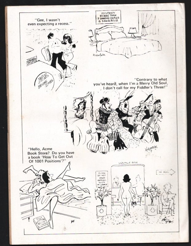 Cartoon Capers 3/1971-Pussycat comic strip-Cartoons-jokes-gags-comic strips