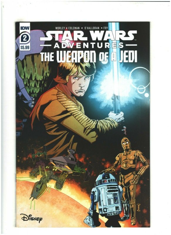 Star Wars Adventures Weapon of A Jedi #2 NM- 9.2 IDW Comics Luke Skywalker