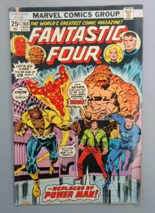 FANTASTIC FOUR #168 The Thing Replaced by Luke Cage Marvel 1976