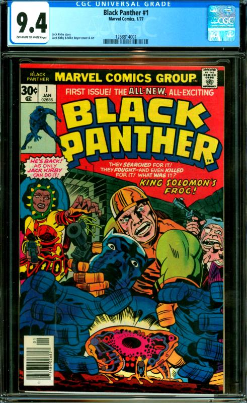 Black Panther #1 CGC Graded 9.4