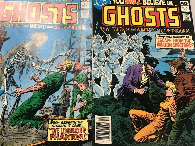 GHOSTS#47-83 VG-VF LOT (6 BOOKS) 1976 DC BRONZE AGE COMICS