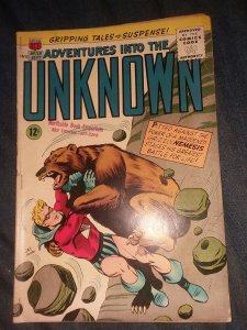 Adventures Into The Unknown # 159 G/VG silver age horror scifi acg comics rare