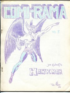 Comi-rama #3 1964-Hawkman-Jery Bails inspired-early superhero fanzine-VF-