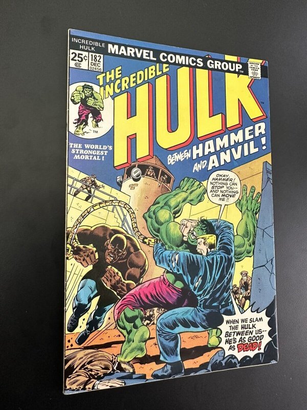 The Incredible Hulk #182 FN/VF 1st appearance of Hammer and Anvil (Marvel 1974)