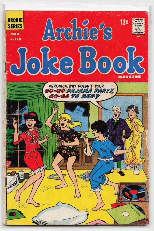 Archie's Joke Book Magazine #110 (1967) Archie