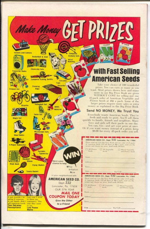 Claw #1  1975 - DC  -FN+ - Comic Book