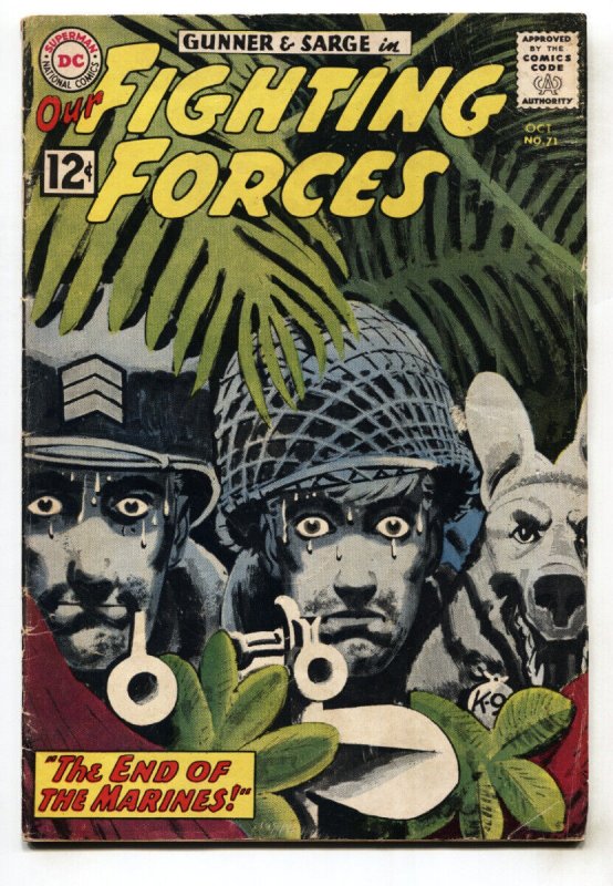 OUR FIGHTING FORCES #71--Roy Lichtenstein--DC--War--comic book