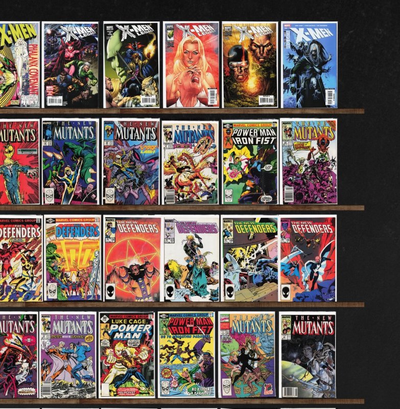 Huge Lot 150+ Comics with X-Men, The Defenders, The New Mutants & More!