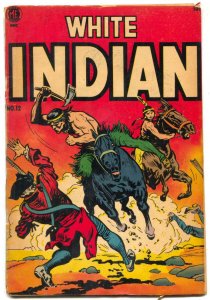 White Indian #12 1954-ME-Frank Frazetta-tape on spine VG-