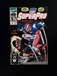 NFL Superpro #2  MARVEL Comics 1991 VF-