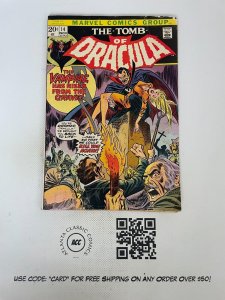 The Tomb Of Dracula # 14 VG Marvel Comic Book Vampire Monster Blade 13 J224