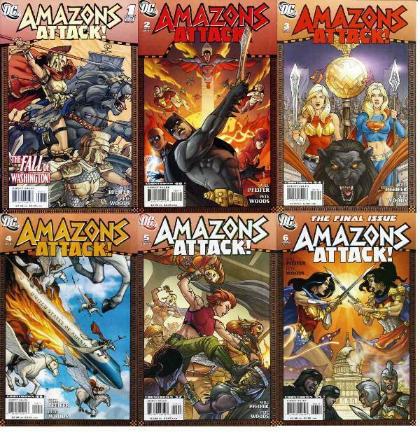 AMAZONS ATTACK (2007) 1-6  COMPLETE! Wonder Woman's family