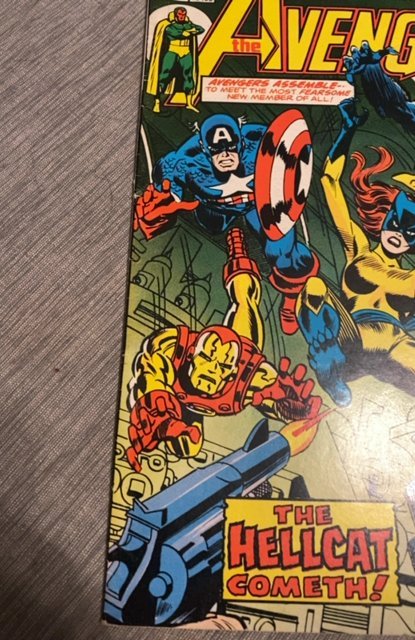 The Avengers #144 (1976)1St Hellcat, mid grade