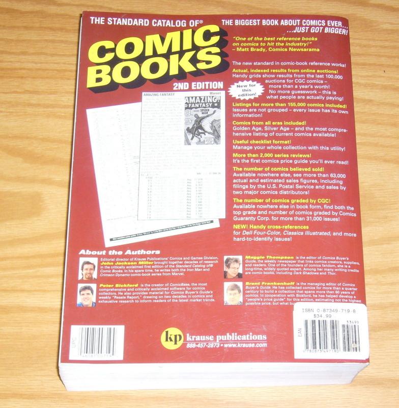 Standard Catalog of Comic Books #2 SC VF john jackson miller - softcover 2003