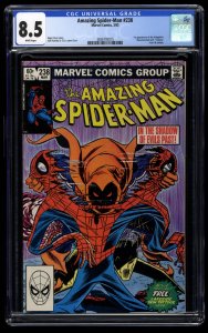 Amazing Spider-Man #238 CGC VF+ 8.5 White Pages 1st Hobgoblin!