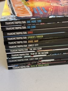 Transmetropolitan graphic novel TPB lot #1-10 + 0 Vertigo Lot Of 11