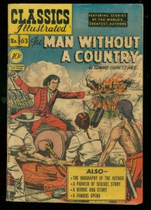 CLASSICS ILLUSTRATED #63 HRN 62-MAN WITHOUT COUNTRY-1ST VG