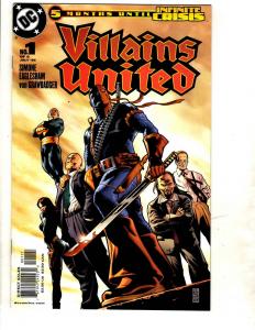 14 DC Comics Villians United # 1 2 3 4 5 6 1 + OMAC Project # 1 2 3 4 5 6 1 CJ10