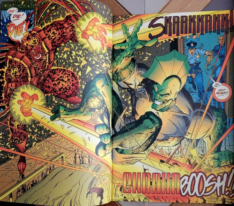 Savage Dragon #3 Final Issue 1st Series (Image 1993) w Poster! Erik Larsen / VF