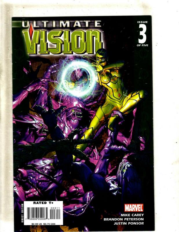 10 Marvel Comics Ultimate Vision #1 2 3 (2) Secrets 1 Ultimate End 1 2 3 4 5 CJ3