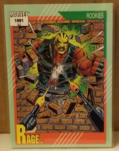 1991 Marvel Universe #147 Rage