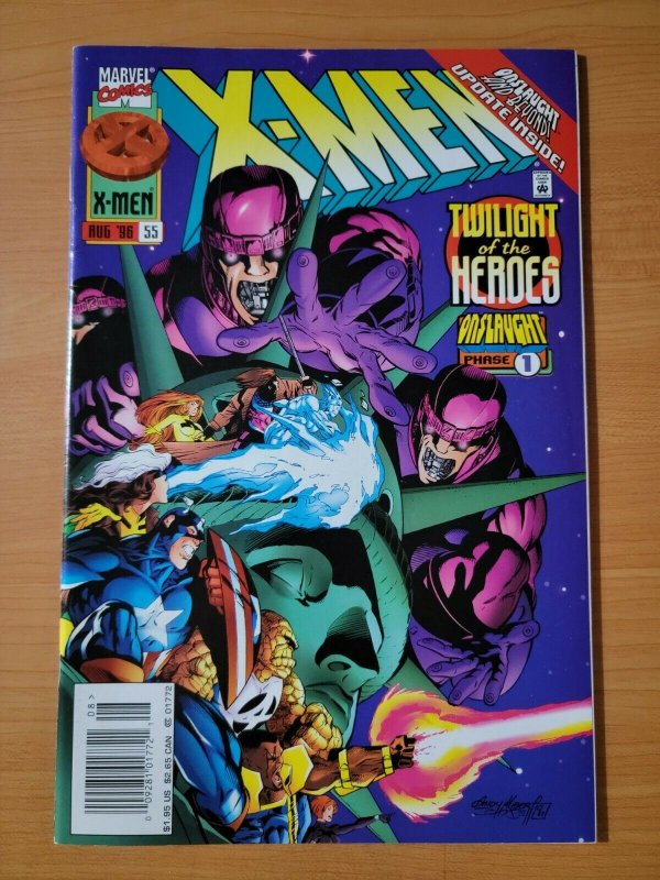 X-Men #55 Newsstand Variant Edition ~ NEAR MINT NM ~ 1996 Marvel Comics