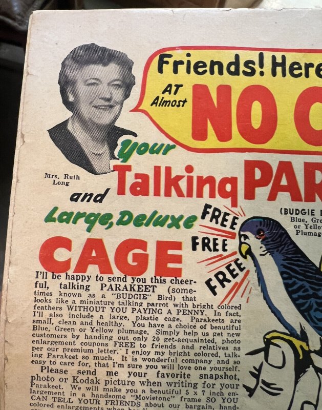 TALES OF HORROR #8 Toby Press 1953 Pre-Code Era Horror Comic Please See all Pics 