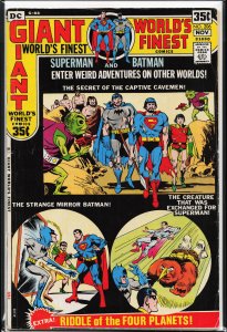 World's Finest Comics #206 (1971) Superman and Batman and Robin